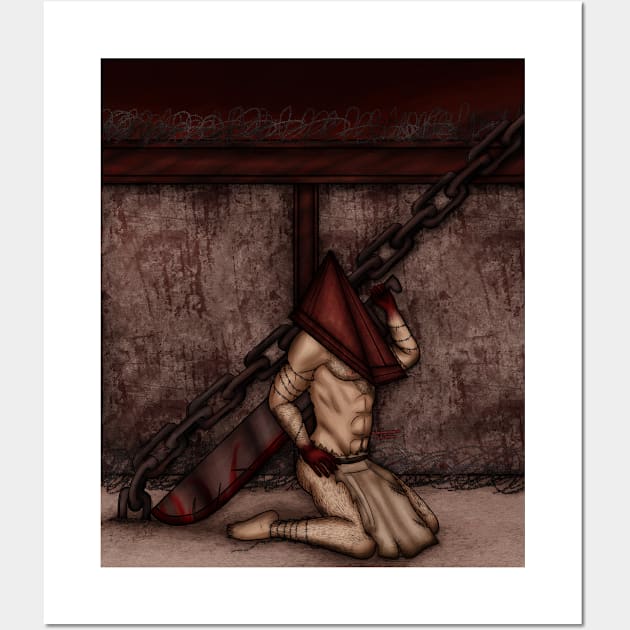 Pyramidhead Pinup Wall Art by Blackmoonrose13